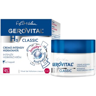 Gerovital | H3 | Crema de zi Intensiv Hidratanta 50ml