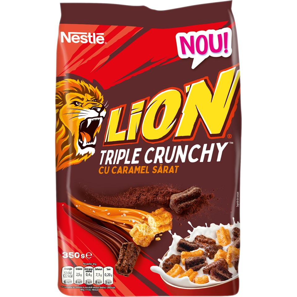 Cereale cu ciocolata si caramel sarat 350g