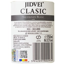 Jidvei | Clasic | Vin alb sec Sauvignon Blanc 0.75L