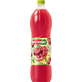 Prigat | Bautura racoritoare necarbonatata cu suc concentra t de visine si suc concentrat de struguri 1.75l
