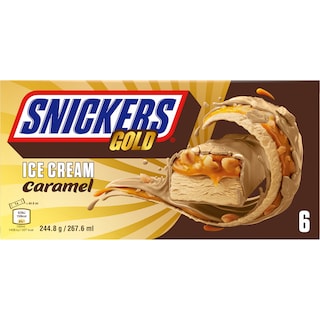 Snickers | Inghetata Gold Caramel 6x44.6ml