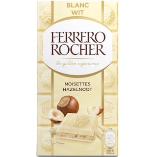 Ferrero Rocher | Ciocolata alba cu alune 90g