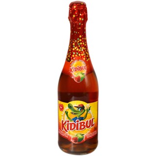 Kidibul | Bautura racoritoare carbogazoasa cu mere si capsune 750ml