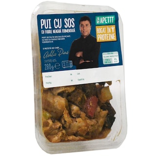 Mega Apetit | Pui cu sos si fasole neagra fermentata 280g