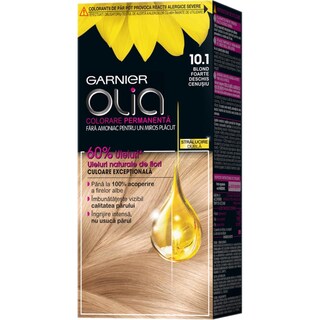 Garnier | Olia | Vopsea de par fara amoniac 10.1 Blond foarte deschis Cenusiu