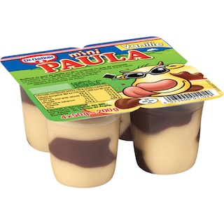 Paula | Desert cu ciocolata si vanilie 4x50g