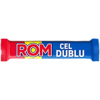 Rom | Cel dublu | Baton ciocolata crema de rom 50g