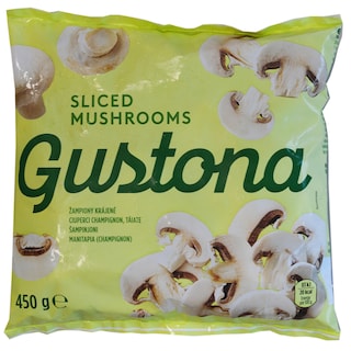 Gustona | Ciuperci Champignon, taiate 450g