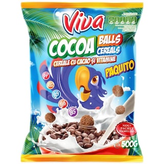 Viva | Cereale cu bilute de cacao 500g