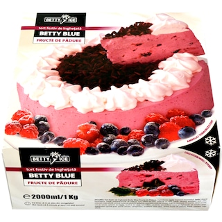 Betty Ice | Betty Blue | Tort de inghetata cu fructe de padure 1kg