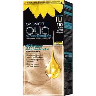 Garnier | Olia | Vopsea de par fara amoniac 110 Blond super deschis Natural