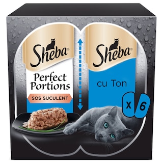 Hrana umeda pentru pisici, cu ton 6x37.5g