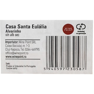 Casa Santa Eulalia | Vin alb sec Alvarinho 0.75L