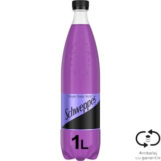 Schweppes | Bautura racoritoare carbogazoasa Purple Tonic Style 1L