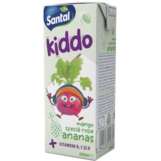 Santal | Bautura racoritoare cu ananas, mango, sfecla rosie 200ml