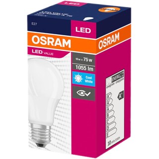 Osram | Bec LED E27 10W (75W) 4000K/2700K
