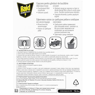 Raid | Capcane cu lipici pentru gandacii de bucatarie, 5 buc