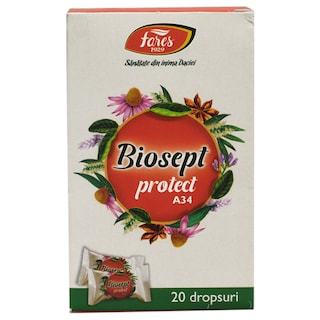 Fares | Biosept | Dropsuri pentru gat iritat 20x5g