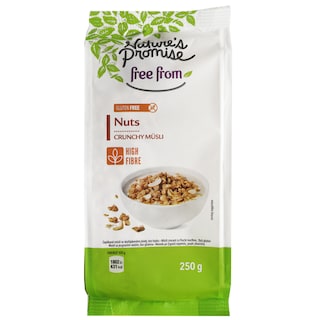 Nature's Promise | Musli crocant cu fructe nucifere, fara gluten 250g