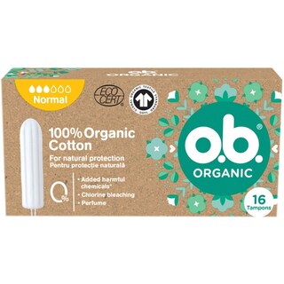 O.B. | Tampoane Organic Normal, 16 buc.