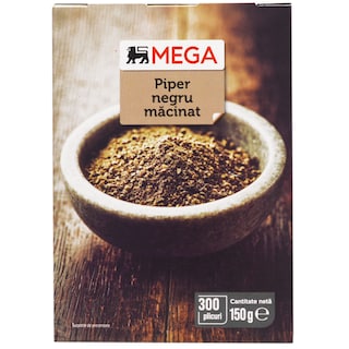 MEGA | Piper negru macinat 300x0.5g