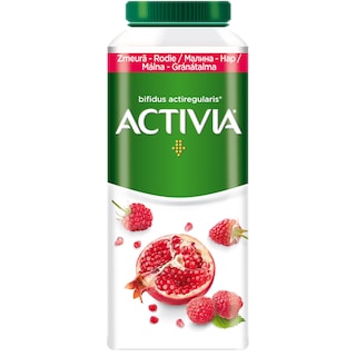 Activia | Iaurt de baut cu zmeura si rodie 320g