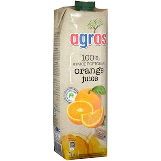 Agros | Suc de portocale 100% 1L