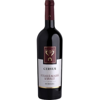 Cervus Cepturum | Vin rosu demisec Feteasca Neagra & Merlot 750ml