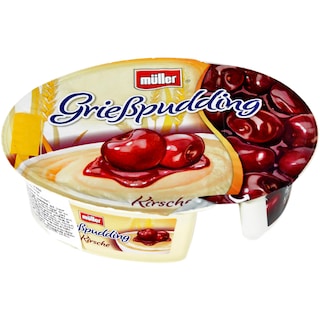 Muller | Budinca de gris cu cirese 160g
