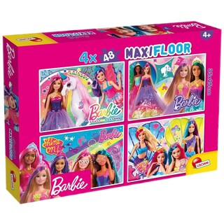 Lisciani | Puzzle de podea 2 in 1, 4 x 48 piese, diverse modele
