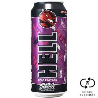 Hell | Bautura energizanta Black Cherry 500ml