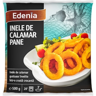 Edenia | Inele de calamar pane 500g