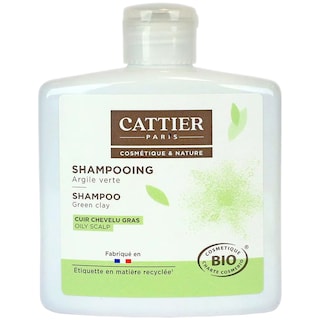 Cattier | Sampon bio pentru par gras cu argila verde 250ml