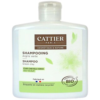 Cattier | Sampon bio pentru par gras cu argila verde 250ml
