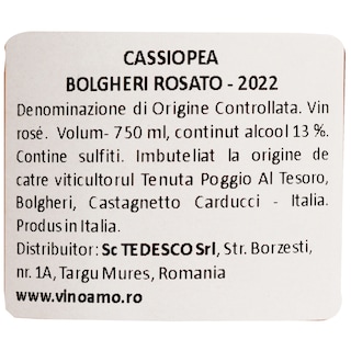 Cassiopea | Vin roze Cabernet Franc si Merlot 0.75L