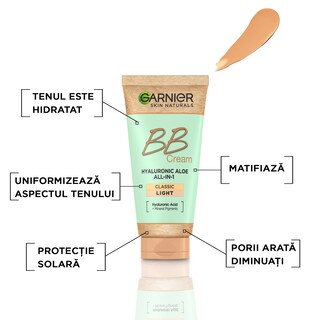 Garnier | Crema BB multifunctionala de zi nuanta deschisa 50ml