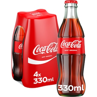 Coca-Cola Gust Original | Bautura racoritoare carbogazoasa 4x330ml