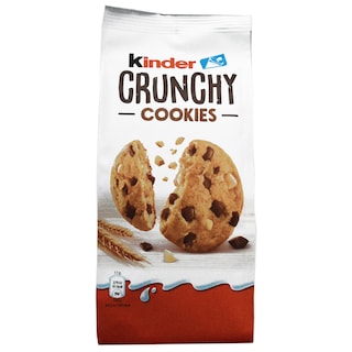 Kinder | Fursecuri cu ciocolata Crunchy Cookies 136g