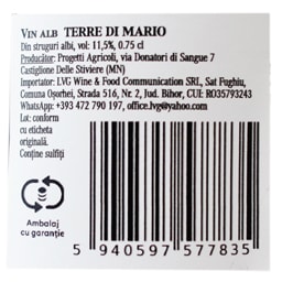 Terre di Mario | Vin alb  0.75L