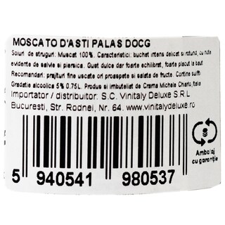 Michele Chiarlo | Vin alb Moscato d'Asti Palas 0.75L