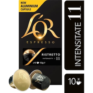 L'or | Cafea Espresso Ristretto 11, 10 capsule