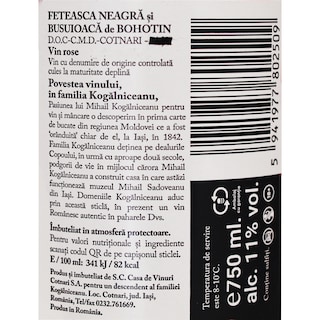 Domeniile Kogalniceanu | Vin rose 0.75L