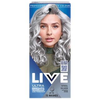 Live | Nuantator pentru par Steel Silver 098