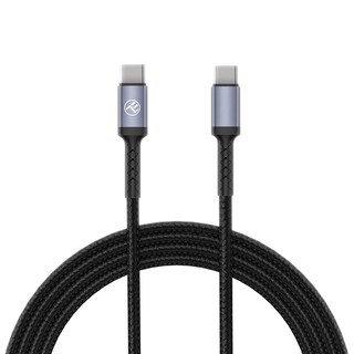 Tellur | Cablu Type-C to Type-C, 3A, 60W, 1m, negru