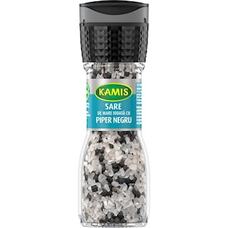 Kamis | Rasnita sare de mare iodata cu piper 75g