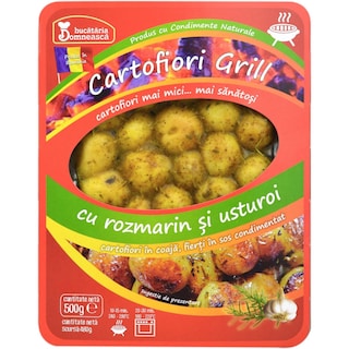 (produs ambalat) | Cartofiori grill cu rozmarin si usturoi 500g