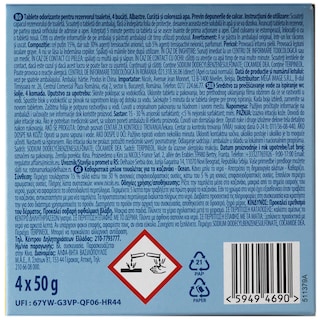 Clean Home | Tablete odorizante pentru rezervorul toaletei, 4 bucati