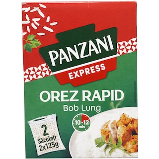 Panzani | Orez Rapid bob lung 2 saculeti 250g