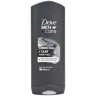 Dove Men+Care | Gel de dus Charcoal & Clay 400ml