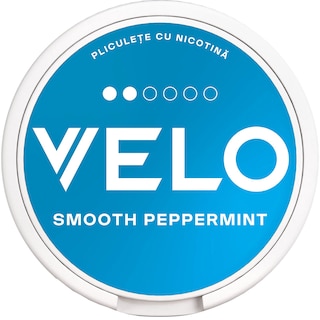 Velo | Pliculete cu nicotina Smooth Peppermint 6mg